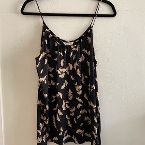 Tucker Butterfly Silk Tank Top